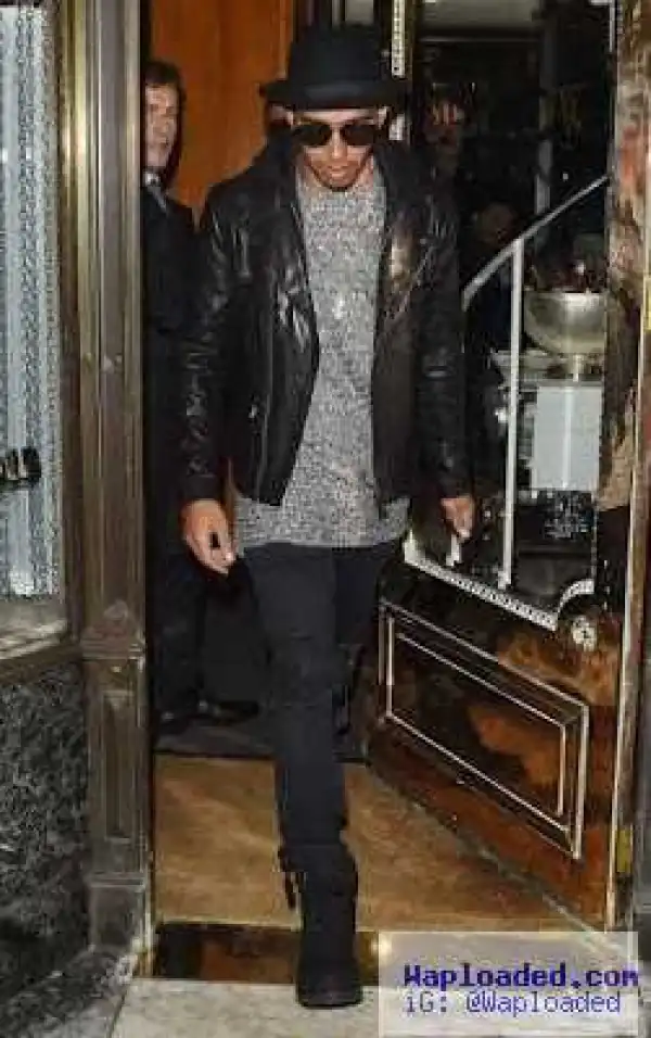 Singer Rita Ora flaunts cleavage during London dinner date with F1 racer Lewis Hamilton